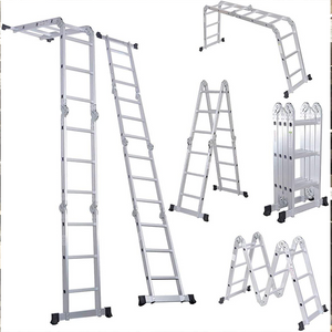 Folding Ladder Multi-Purpose Aluminium Extension 7 in 1 Step Heavy Duty Combination